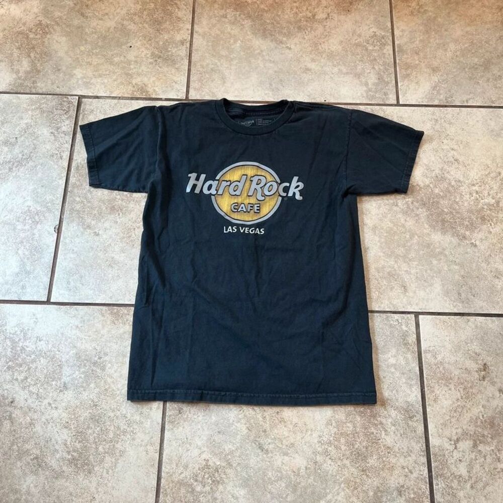 Hard Rock Cafe Las Vegas Black Graphic T-Shirt size S